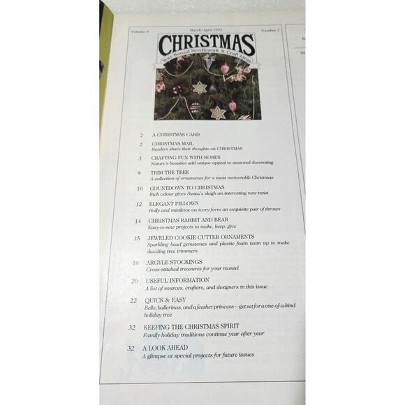 Christmas Year-Round Needlework & Craft Ideas March/April 1992 Issue - Picture 4 of 5